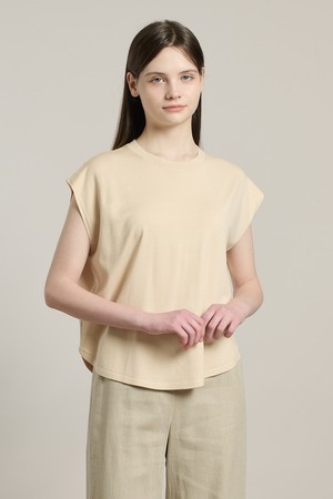 [26SU] 슬리브리스 풀오버 - LIGHT BEIGE A6M4K48171