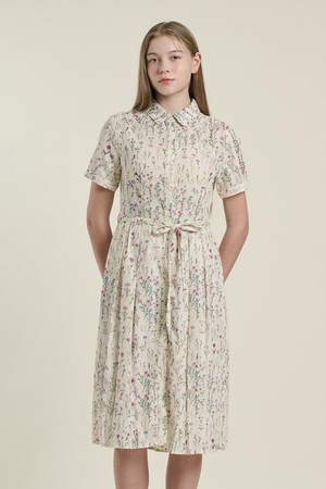 [26SU] 플라워 자수 원피스 - PINK B6B3O67722