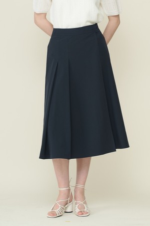 [26SU] 나일론 트임 스커트 - DARK NAVY B6B4S22356