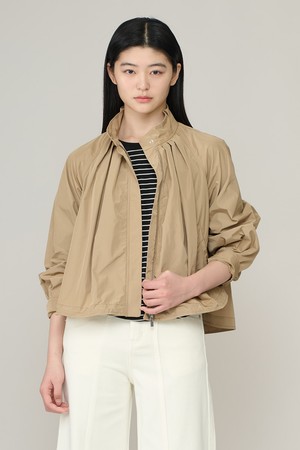 [26SU] 핀턱 크롭점퍼 - M BEIGE A6M3R17172