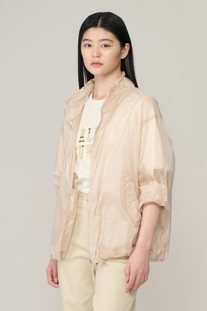 [26SU] 하이넥스트링 집업점퍼 - LIGHT BEIGE A6M4R11171