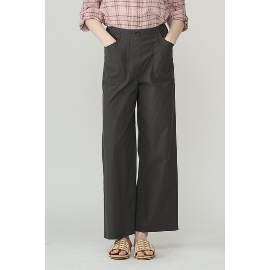 [26SU] 포켓 스티치 와이드 팬츠 - DARK GRAY B6B5P39817