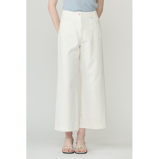 [26SU] 화이트 데님 팬츠 - OFF WHITE B6C7P35112