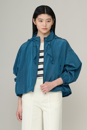 [26SU] 탈부착 후드 점퍼 - PEACOCK BLUE A6M3R10758