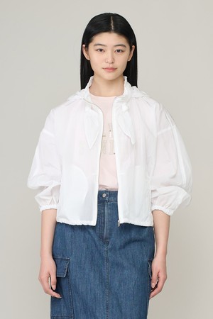 [26SU] 탈부착 후드 점퍼 - WHITE A6M3R10710