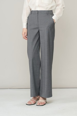 [26SU] 뒤허리밴딩 와이드팬츠 - MULTI M GRAY A6M3P30697