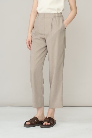 [26SU] 슬림 밴딩 팬츠 - M BEIGE A6M4P37472