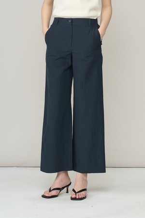 [26SU] 린넨 혼방 팬츠 - DARK NAVY A6M4P32256