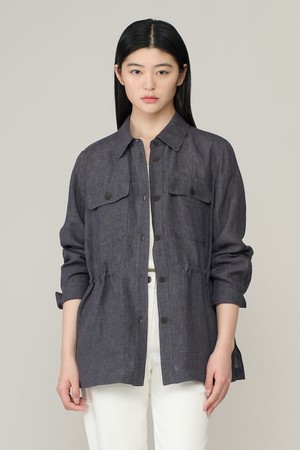 [26SU] 린넨 스트링자켓 - MULTI M GRAY A6M4J11197