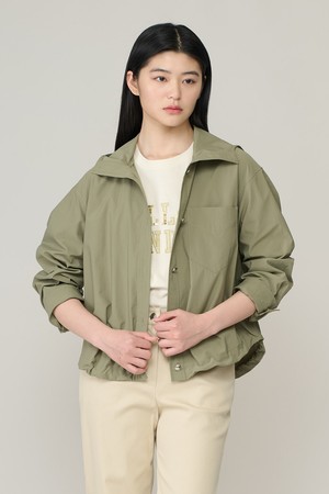 [26SU] 스트링 후드 점퍼 - KHAKI A6M4R18145