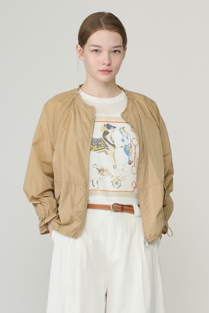 [26SU] 라운드넥 셔링 점퍼 - M BEIGE B6B4R14072