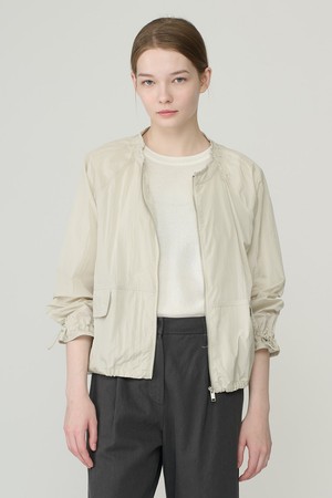 [26SU] 라운드넥 셔링 점퍼 - LIGHT GRAY B6B4R14015