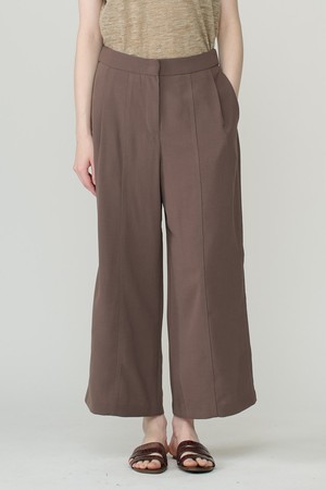 [26SU] 턱밴딩 와이드 팬츠 - BROWN B6B4P38874