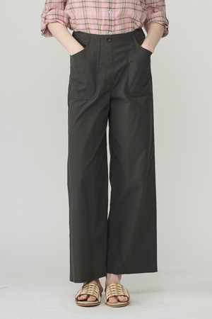 [26SU] 포켓 스티치 와이드 팬츠 - DARK GRAY B6B5P39817