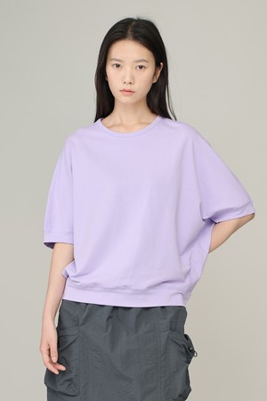 [26SU] 돌먼 슬리브 티셔츠 - LIGHT VIOLET A6M4X42161