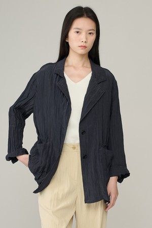 [26SU] 크링클 스트링자켓 - DARK NAVY A6M4J17656