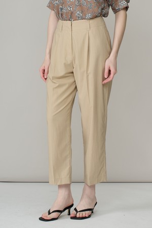 [26FA] 슬림스트레이트 턱 팬츠 - M BEIGE A6F7P30672