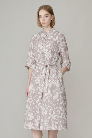 [26FA] 플라워 원피스 - LIGHT GRAY A6F7O60215