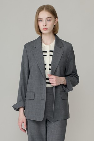 [26FA] 싱글 투버튼 자켓 - MULTI M GRAY A6F7J10797