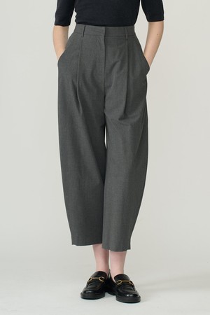 [26FA] 원턱 배럴 와이드 팬츠 - MULTI M GRAY B6C8P32397