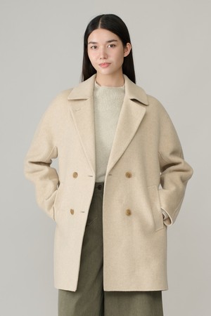 [26WT] 테일러드 더블 피코트 - M BEIGE A6WAH81472