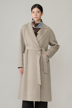 [26WT] A라인 벨티드코트 - M BEIGE A6WBH83172