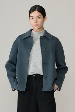 [26WT] 스탠카라 핸드메이드 자켓 - DARK BLUE A6WAJ12454