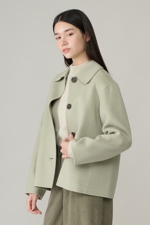[26WT] 스탠카라 핸드메이드 자켓 - LIGHT KHAKI A6WAJ12481