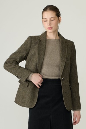 [26WT] 헤링본 자켓 - KHAKI B6D9J10645