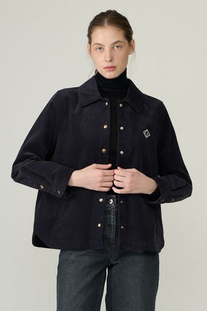 [26WT] 기본핏 코듀로이 셔츠 - DARK NAVY B6D9B40656