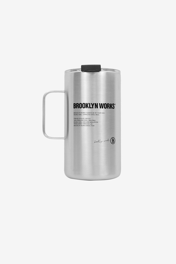 BROOKLYN WORKS - 캠핑용품 - [신규컬러출시] BW_[브루클린웍스] 스테인리스 더블월 이중 머그컵-532ml