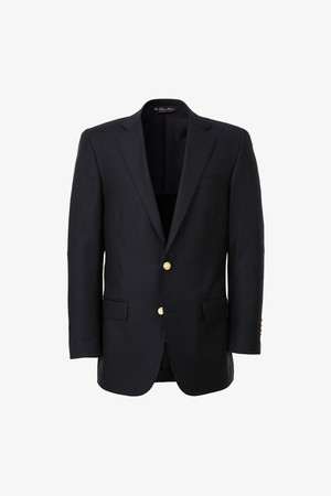 클래식핏 싱글 2버튼 금장 블레이저 (네이비) (BBJBMF8845Q)