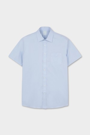 슬림핏 논아이론 에인즐리 숏슬리브 드레스셔츠 (라이트블루) (BBTDMM0244M)