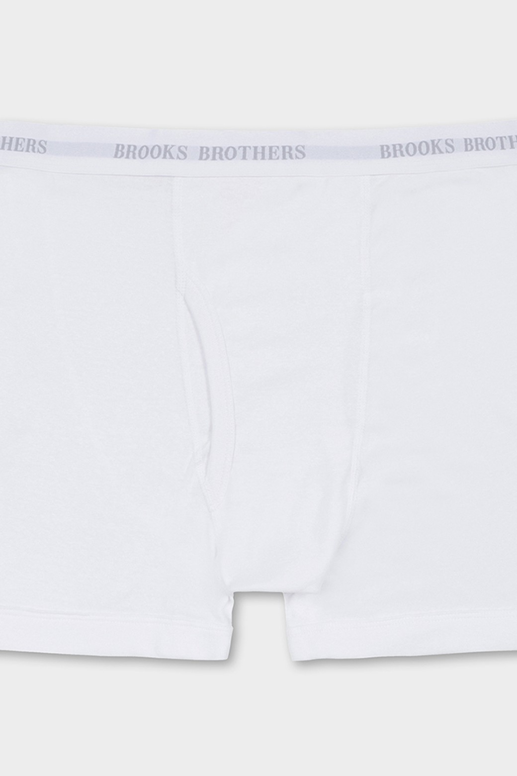 Brooks Brothers - 언더웨어 - 코튼 박서 브리프 3팩 (화이트) (BBAUMF0472AEF)