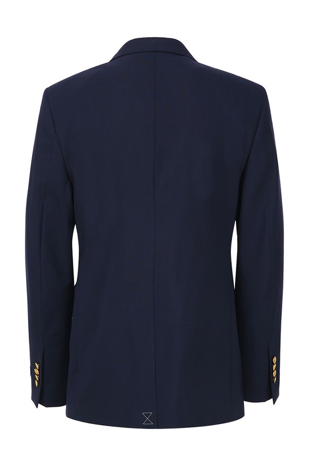 네이비 컬러의 클래식핏 싱글 2버튼 금장 블레이저입니다. 울, 폴리에스테르, 스판덱스 혼방 소재로 제작되어 부드러운 촉감과 편안한 착용감을 선사합니다. 레귤러핏으로 제작되었으며, 2버튼 싱글 블레이저 디자인에 금장 버튼으로 포인트를 더했습니다. 봄, 가을 시즌 오피스룩, 비즈니스 캐주얼, 회의룩 등 다양한 TPO에 활용하기 좋은 아이템입니다. 클래식하고 미니멀한 스타일을 선호하는 남성분들께 추천합니다.

