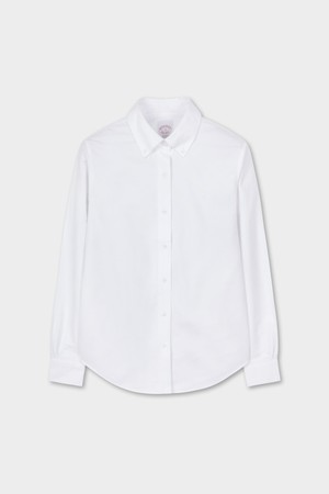 [여성] 옥스포드 솔리드 셔츠 (화이트) (BBTHWM1542A)