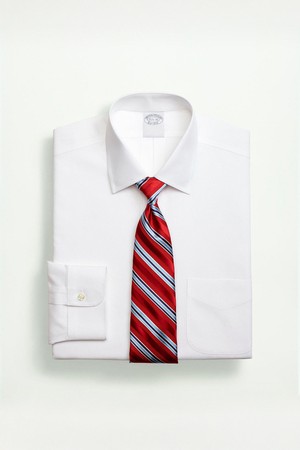 슬림핏 논아이론 핀포인트 에인즐리 드레스셔츠 (화이트) (BBTSMM9390A)