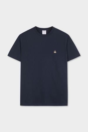 코튼 골든플리스 로고 티셔츠 (네이비) (BBNPMF8035Q)