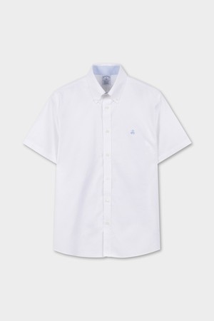 레귤러핏 논아이론 옥스포드 솔리드 셔츠 (화이트) (BBTPMN0133A)