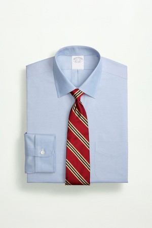 슬림핏 논아이론 핀포인트 에인즐리 드레스셔츠 (라이트블루) (BBTSMM9389M)