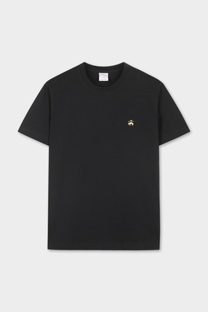 코튼 골든플리스 로고 티셔츠 (블랙) (BBNPMF8036U)