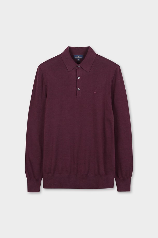 메리노울 로고 폴로 스웨터 (버건디)는 가을, 겨울 시즌에 어울리는 남성용 니트/스웨터입니다. 부드러운 촉감의 메리노울 소재로 제작되었으며, 레귤러 핏과 긴소매 디자인으로 편안한 착용감을 제공합니다. 클래식하고 베이직한 스타일로, 폴로넥과 로고 디테일이 특징입니다. 출근룩과 비즈니스 캐주얼에 적합하며, 미니멀, 클래식, 캐주얼 스타일을 즐기는 분들께 추천합니다. 두꺼운 두께감으로 따뜻함을 더했습니다.
