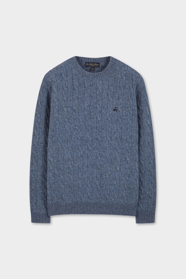 [Online Exclusive] 셔틀랜드 케이블 풀오버 (블루) (BBWRMOF410)는 클래식하고 베이직한 스타일을 추구하는 남성 고객을 위한 제품입니다. 셔틀랜드 울 소재로 제작되어 부드러운 촉감과 두꺼운 두께로 따뜻함을 제공하며, 가을/겨울 시즌에 착용하기 좋습니다. 라운드넥과 레귤러핏 디자인, 긴소매 기장으로 출근룩, 비즈니스 캐주얼, 모임룩 등 다양한 TPO에 활용 가능합니다. 케이블 패턴이 돋보이는 블루 컬러의 풀오버는 미니멀, 캐주얼 스타일을 선호하는 고객에게 적합합니다. 온라인에서만 만나볼 수 있는 특별한 아이템입니다.
