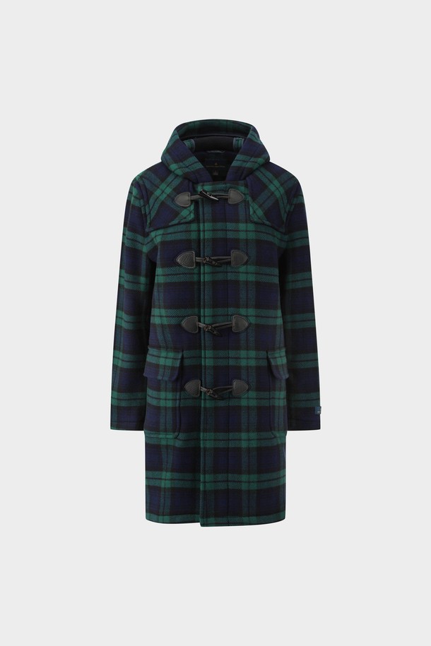 네이비 컬러의 울 블랙와치 더플 코트 (BBCDMNF401)입니다. 클래식하고 캐주얼한 스타일로, 가을과 겨울에 따뜻하게 입을 수 있습니다. 남성용 레귤러핏이며, 블랙와치 체크 패턴이 특징입니다. 두꺼운 울 소재로 제작되어 보온성이 뛰어나며, 토글 여밈 방식과 긴 소매 디자인으로 완성도를 높였습니다. 겨울 데일리룩, 모임룩, 데이트룩 등 다양한 TPO에 활용하기 좋습니다.
