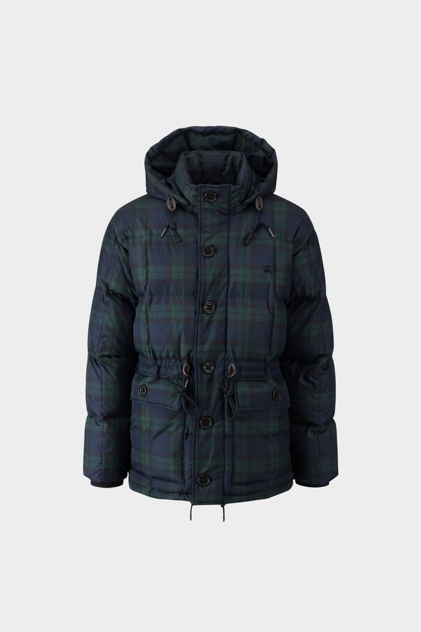 **카라코람 다운점퍼 (멀티) (BBOPMBF405)**는 남성용 다운점퍼입니다. 겨울철 일상에서 착용하기 좋으며, 캐주얼한 스타일을 연출합니다. 체크 패턴의 멀티 컬러 디자인이 특징이며, 부드러운 촉감의 나일론 소재로 제작되었습니다. 두꺼운 두께감과 긴 소매 기장, 후드와 패딩 디테일이 보온성을 높여주며, 방수 기능까지 갖춰 실용적입니다. 버튼과 지퍼로 여밈이 가능하며, 레귤러핏으로 편안하게 착용할 수 있습니다.
