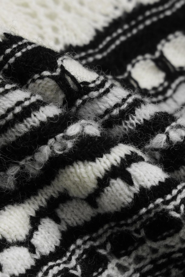 [여성] 울 멀티 스티치 가디건 (멀티) (BBWCWFF401)은 겨울과 가을에 어울리는 여성용 가디건입니다. 블랙과 화이트 색상으로 출시되었으며, 클래식한 스타일을 연출하기 좋습니다. 부드러운 촉감의 울 소재와 두꺼운 두께감으로 따뜻하게 착용할 수 있으며, 레귤러핏과 V넥 디자인으로 편안함을 더했습니다. 멀티 스티치 디테일과 노르딕, 기하학 패턴이 돋보이며, 데이트룩, 모임룩, 출근룩 등 다양한 TPO에 활용 가능합니다.
