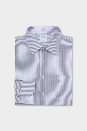 슬림핏 논아이론 에인즐리 퍼포먼스 드레스셔츠 (네이비) (BBTSMM0906QFS)