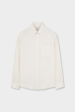 린넨 폴로버튼다운 셔츠 (베이지) (BBTHMF0030ZFM)