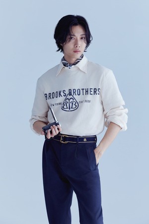 [Heritage] BB 그래픽 반팔 티셔츠 (아이보리) (BBNPMB252ABFM)