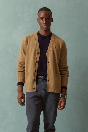 울 가디건 (베이지) (BBWCMBF405)